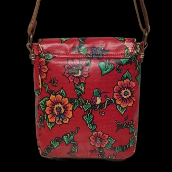 sakroots Messenger bag, Convertible, Red Floral - Picture 7 of 16